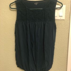 💜Forest Green Lace Tank💜